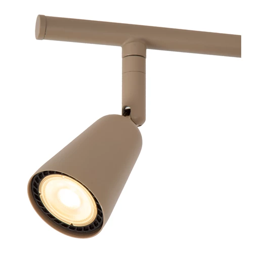 Lucide TIANA - Wall spotlight / Wall light - 2xGU10 - Taupe | Essential - detail 1